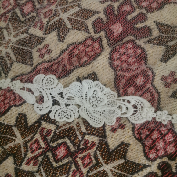 Vintage 60s Wedding Dress Long Veil Train Ruffles Floral Lace Barbie Pink 1960 - Picture 7 of 16